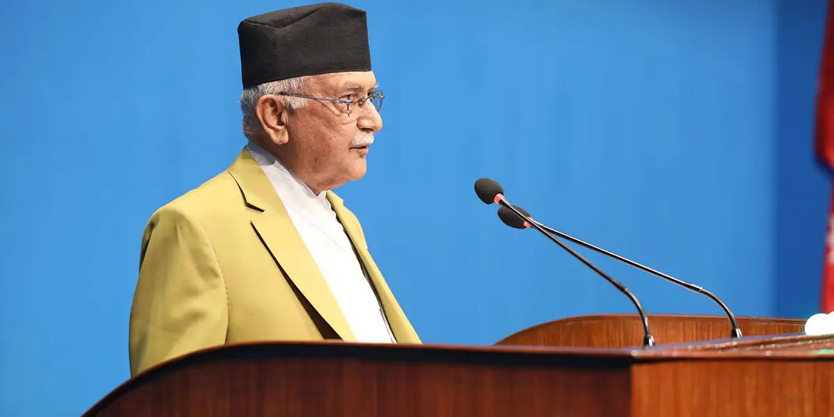 प्रधानमन्त्री ओलीले आज प्रतिनिधिसभालाई सम्बोधन गर्ने
