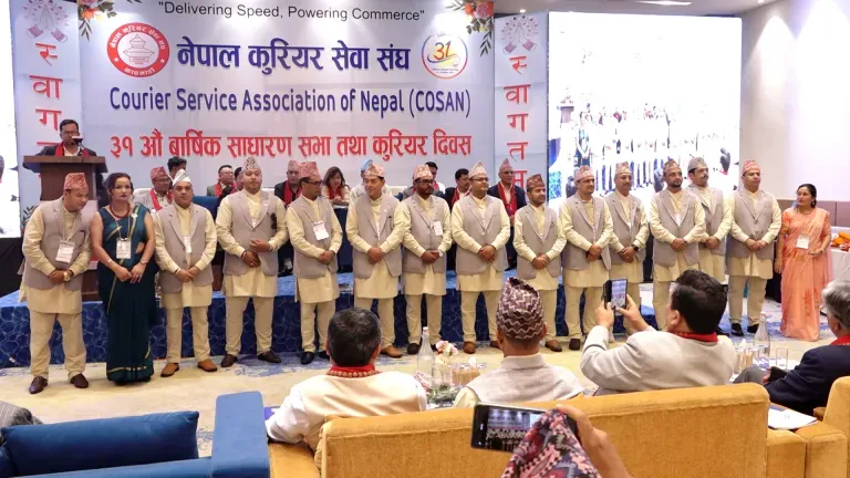 नेपाल कुरियर सेवा संघको अध्यक्षमा अनिल राजभण्डारी