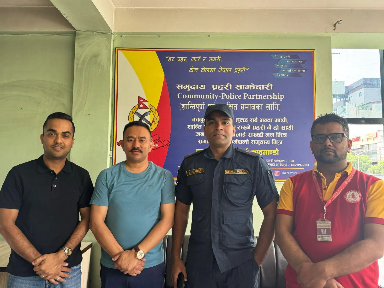 दरबारमार्गको प्रहरी वृत्त पुनर्निर्माणमा महालक्ष्मी विकास बैंकको आर्थिक सहयोग