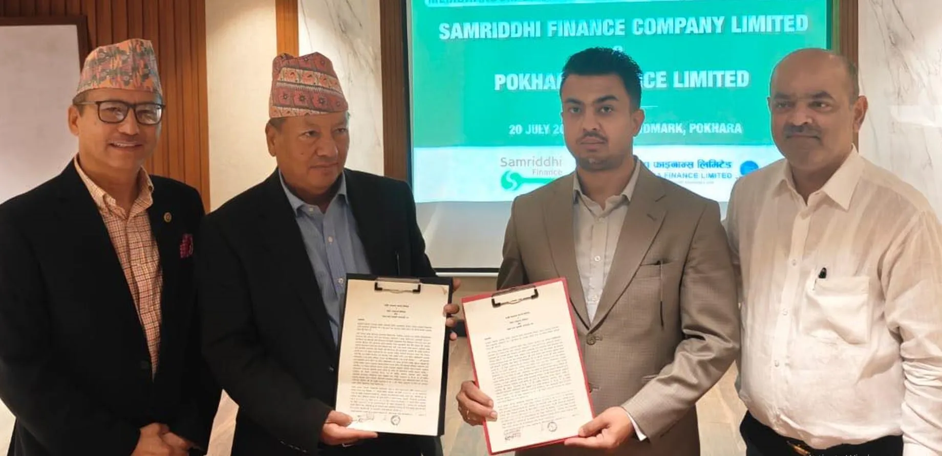 पोखरा र समृद्धि फाइनान्सलाई मर्जरका लागि राष्ट्र बैंकले दियो सैद्धान्तिक सहमति