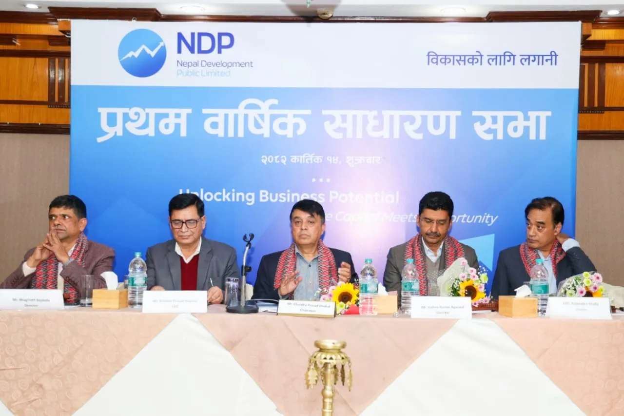 एनडीपी भेन्चर र एनडीपी डेभलपर बनाएर ठूला र रोजागारमुखी आयोजनामा लगानी गर्ने एनडीपीएलको निर्णय