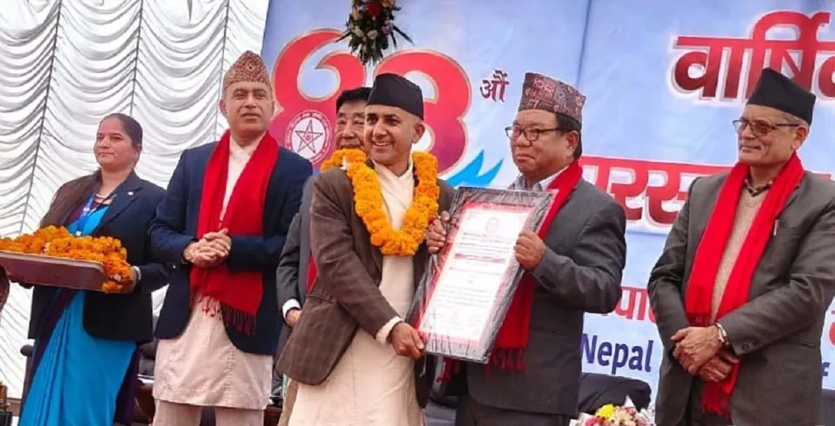 बाँस प्रवर्द्धनमा लागेको दिक्तेल रूपाकोट मझुवागढी नाष्टद्वारा पुरस्कृत