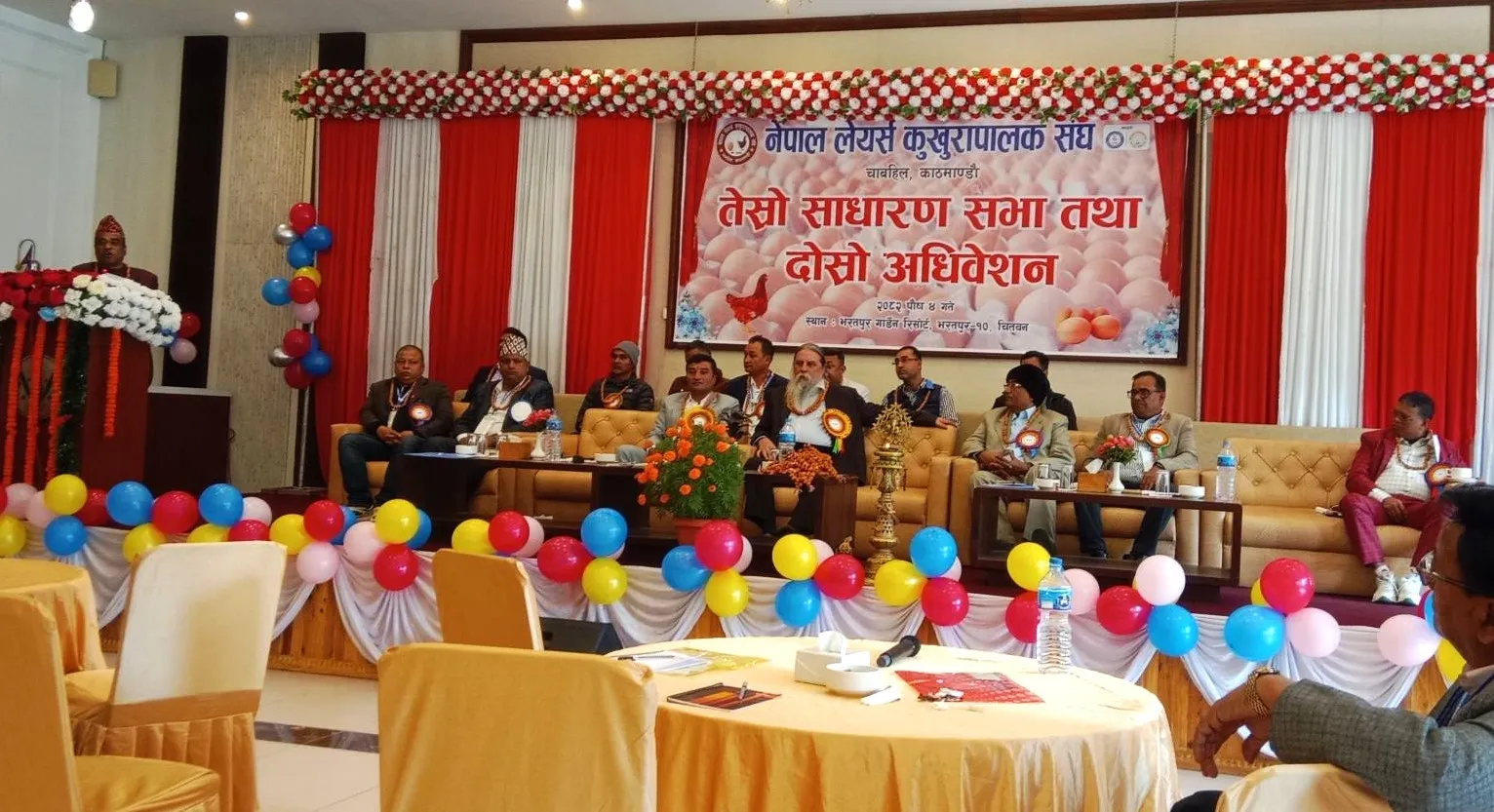 नेपाल लेयर्स कुखुरापालक संघको अध्यक्षमा पुन: पोखरेल