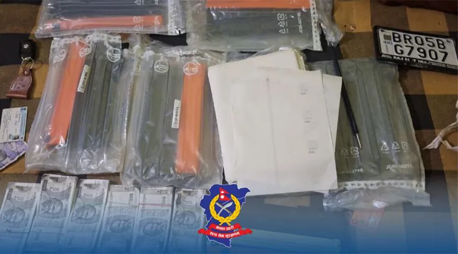 काठमाडौंको गोकर्णेश्वरमा भेट्टियो नक्कली नोटको कारखाना, मेशिनसहित समातिए २ जना