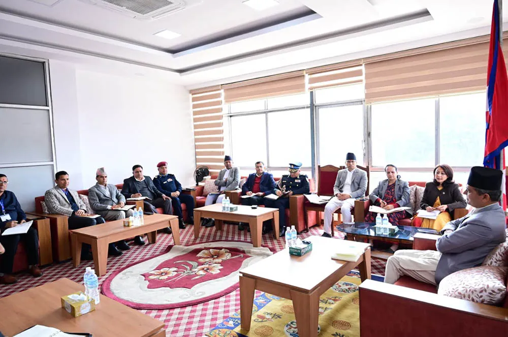 सानोठिमीस्थित बाल सुधारगृहको झडपबारे गृह र बालबालिका मन्त्रीसहित सुरक्षा प्रमुखबीच छलफल