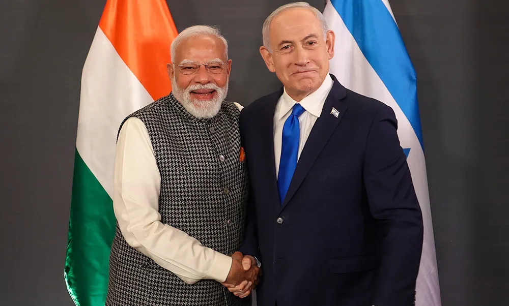 मोदी र नेतान्याहूबीच भेटवार्ता