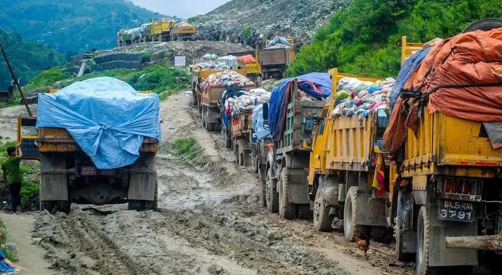 काठमाडौँ महानगरको दैनिक करिब ३. १९ मेट्रिक टन सुक्खा फोहर ल्याण्डफिल साइट जानबाट रोकियो