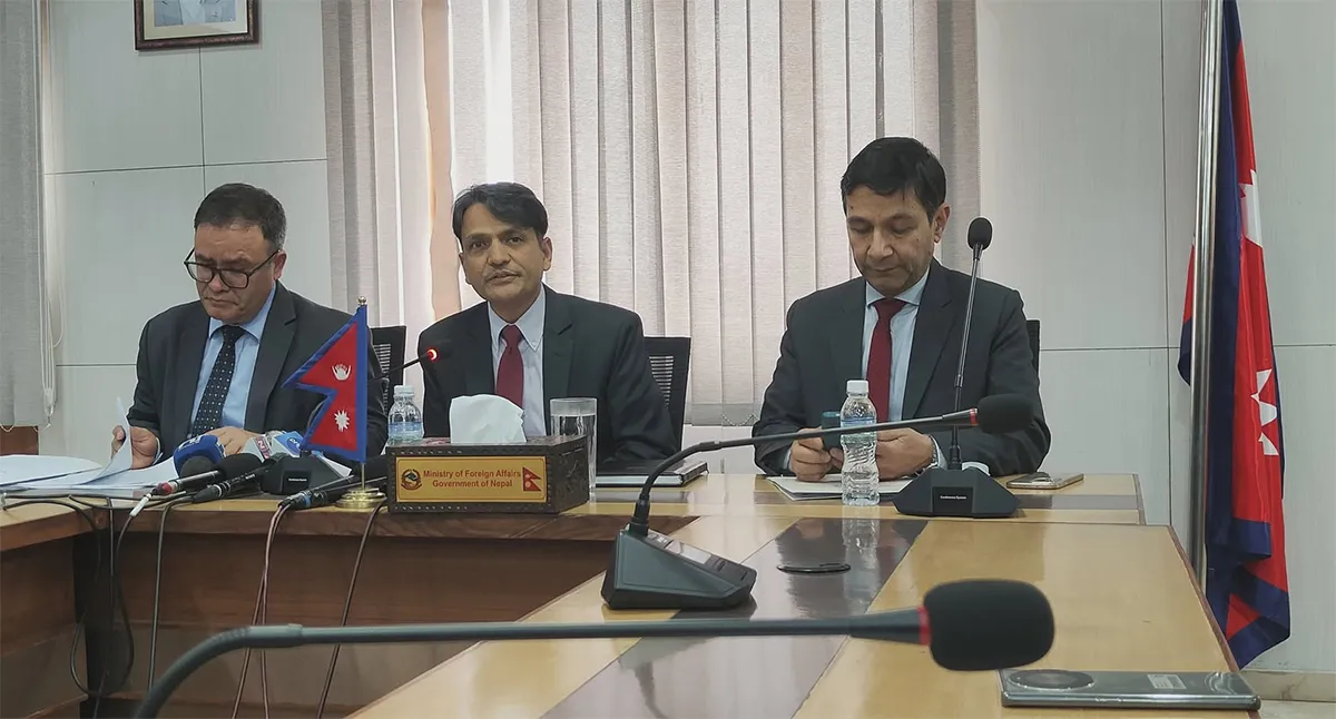 हर्मुज क्षेत्रबाट इरानले एक नेपालीलाई पक्राउ गरेको छ : परराष्ट्र मन्त्रालय