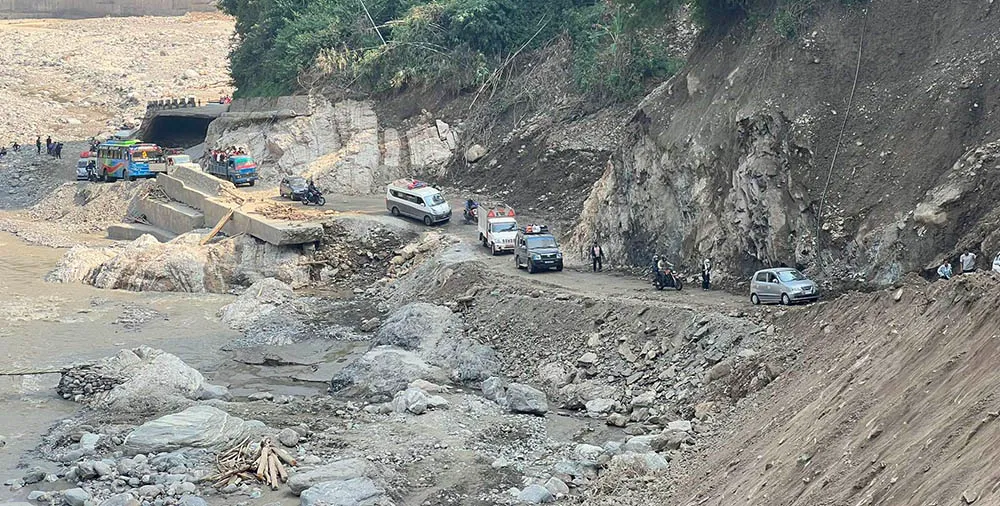 बिपी राजमार्ग पूर्ण रुपमा सुचारु