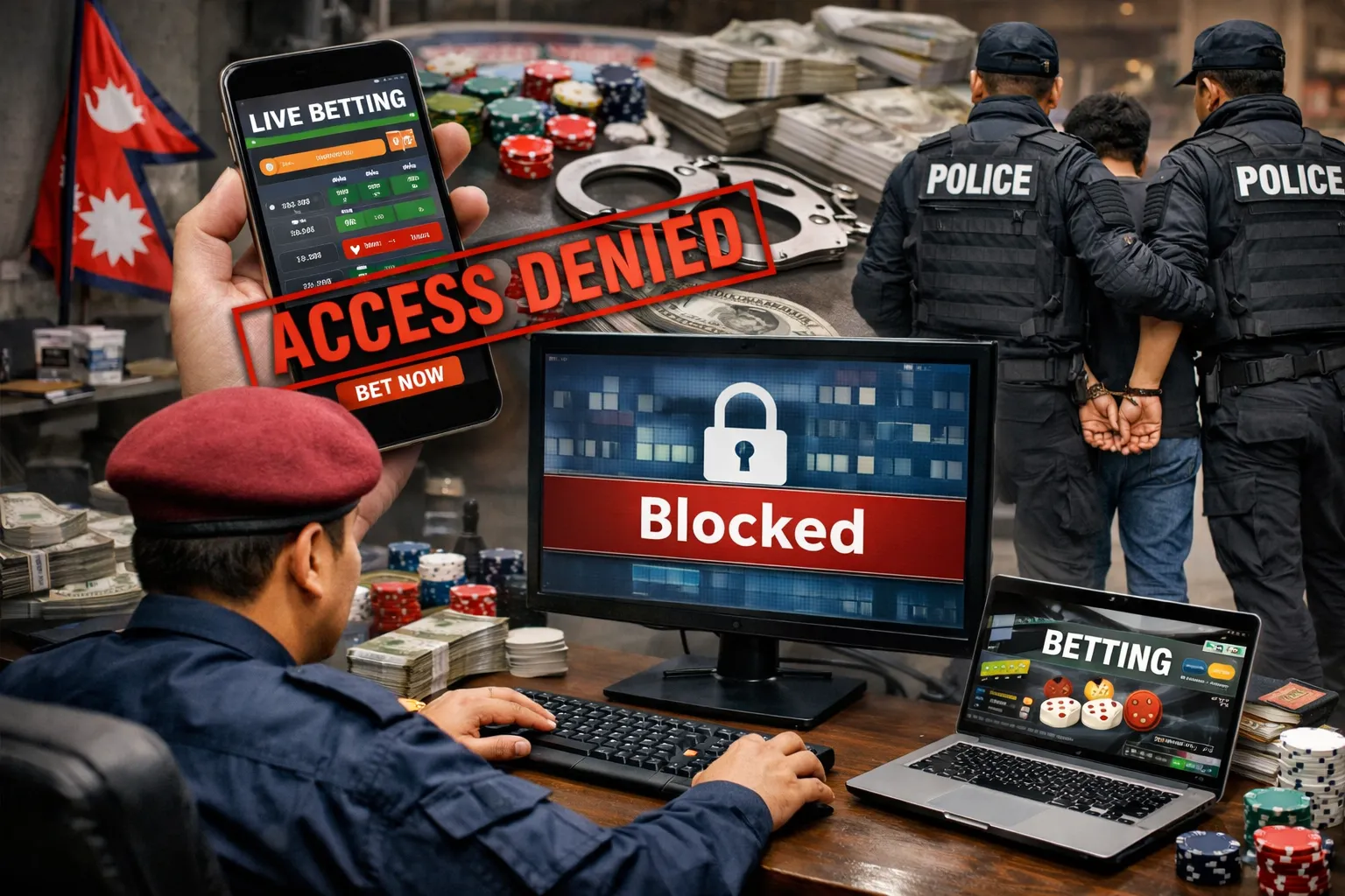 ७ हजारभन्दा बढी सट्टेबाजी एप र वेबसाइट बन्द