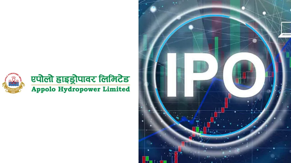एपोलो हाइड्रोको आईपीओ सर्वसाधारणका लागि खुला