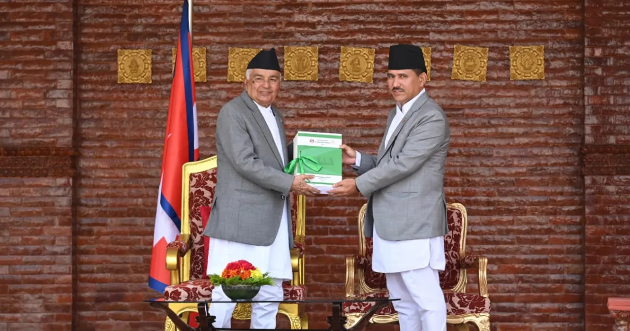 महालेखा परीक्षकले बुझायो राष्ट्रपतिलाई ६३ औँ वार्षिक प्रतिवेदन