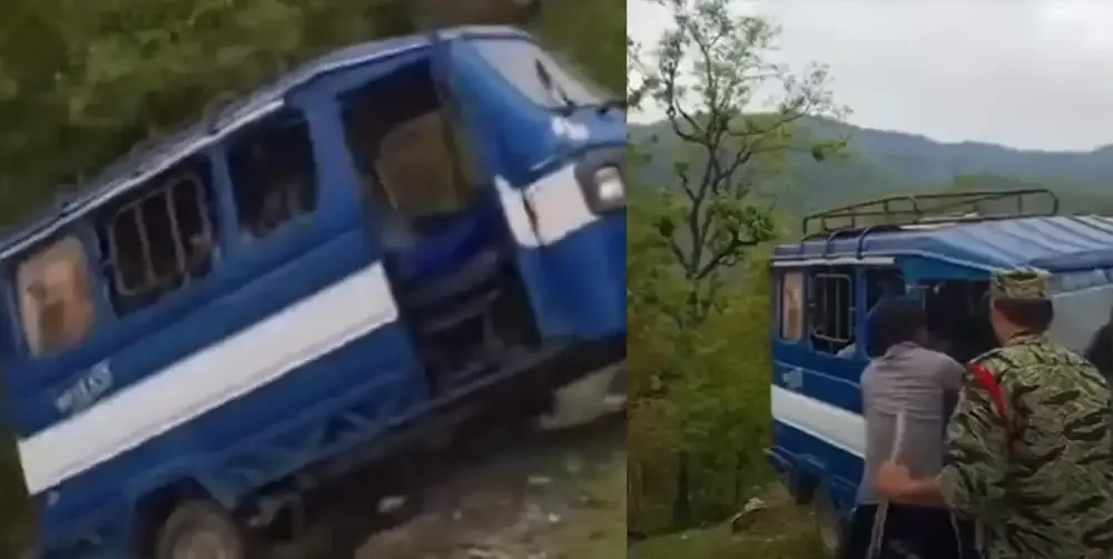 टेम्पो भीरबाट फालेको विषयमा वन कार्यालयले भन्यो-‘फलामे अस्थिपञ्जर दुर्घटनावश भिरबाट खस्यो’