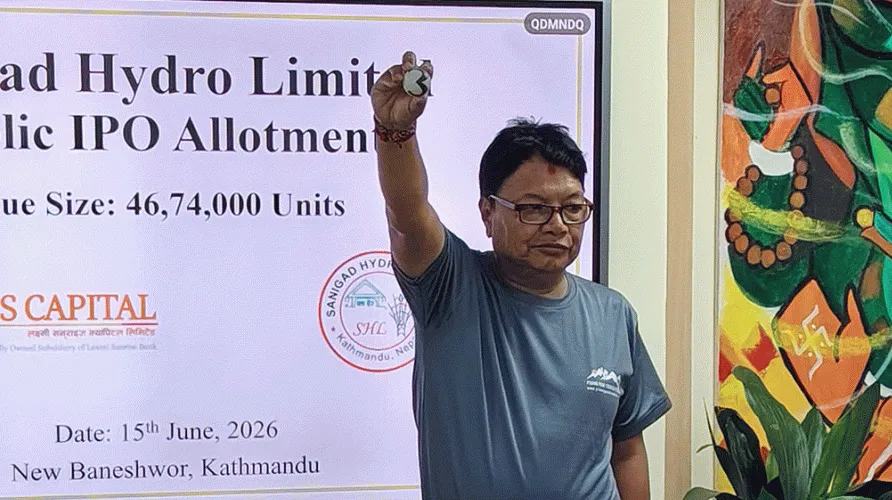सानिगाड हाइड्रोको आईपीओ बाँडफाँड, ४ लाख ६७ हजारले हात पारे सेयर