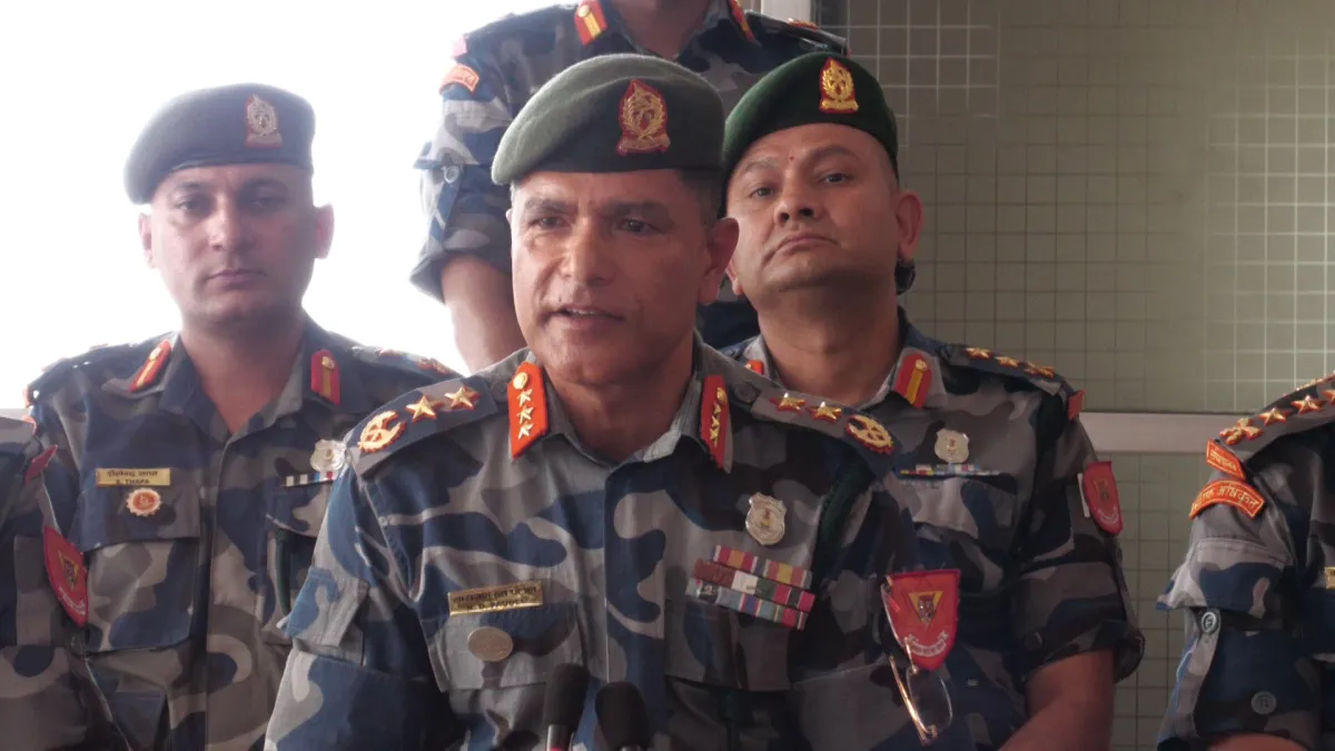 सशस्त्र प्रहरीमा आर्थिक सुशासन र सीमा सुरक्षालाई प्राथमिकता दिने महानिरीक्षक पौडेलको प्रतिवद्धता