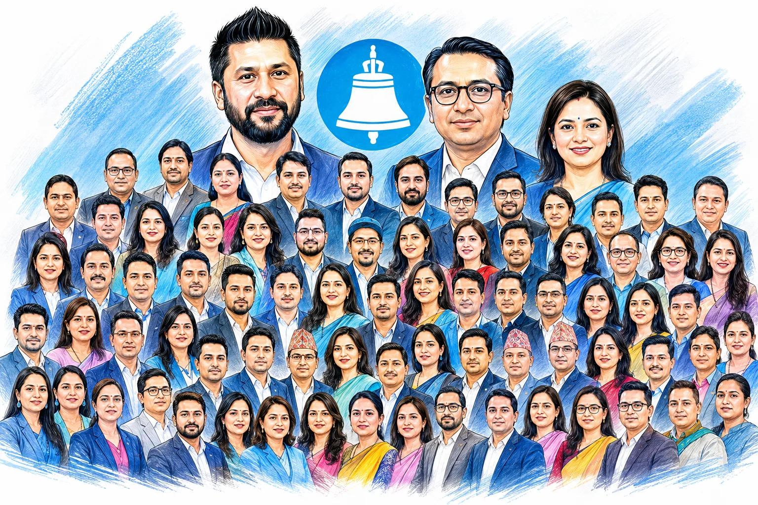 यस्तो बन्यो रास्वपाको निर्वाचित पहिलो कार्यसमिति, १२ पदाधिकारीसहित ५१ जना सभापतिले मनोनित गर्ने