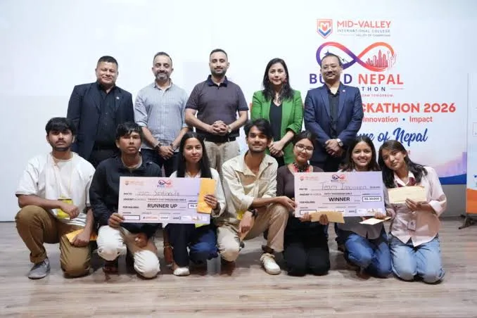 मिड-भ्यालीको ‘बिल्ड नेपाल ह्याकाथन २०२६’मा बाँदर आतंकको समाधान खोज्ने ‘इनोभिजन समूह’ विजेता