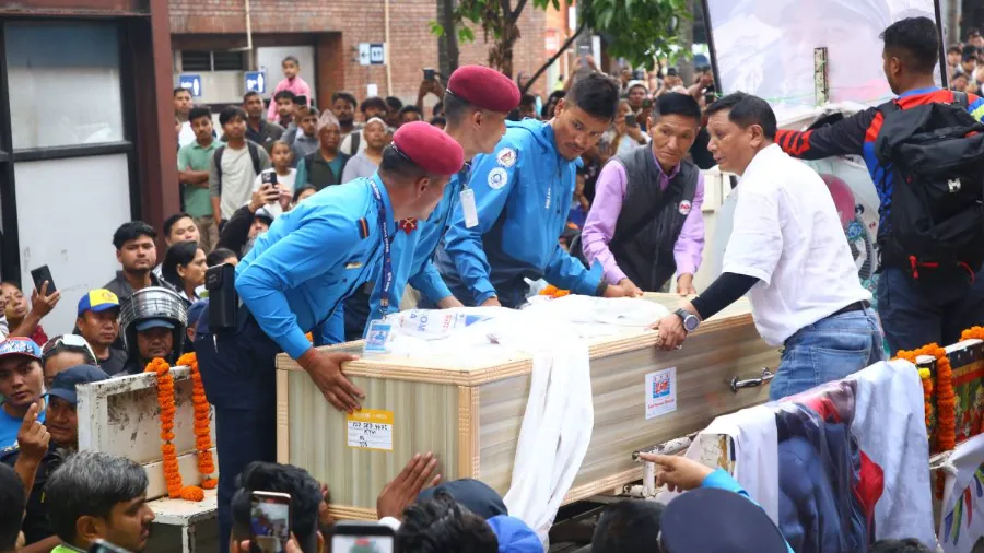 ब्रोड पिकमा ज्यान गुमाएका युक्तको शव काठमाडौं ल्याइयो