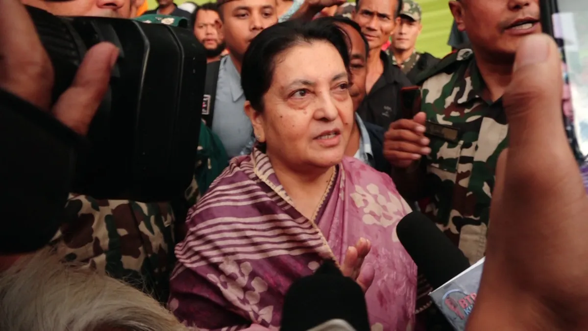 लघुवित्त तथा मिटरब्याज पीडितका समस्या समाधान गर्न पूर्वराष्ट्रपति भण्डारीको आग्रह