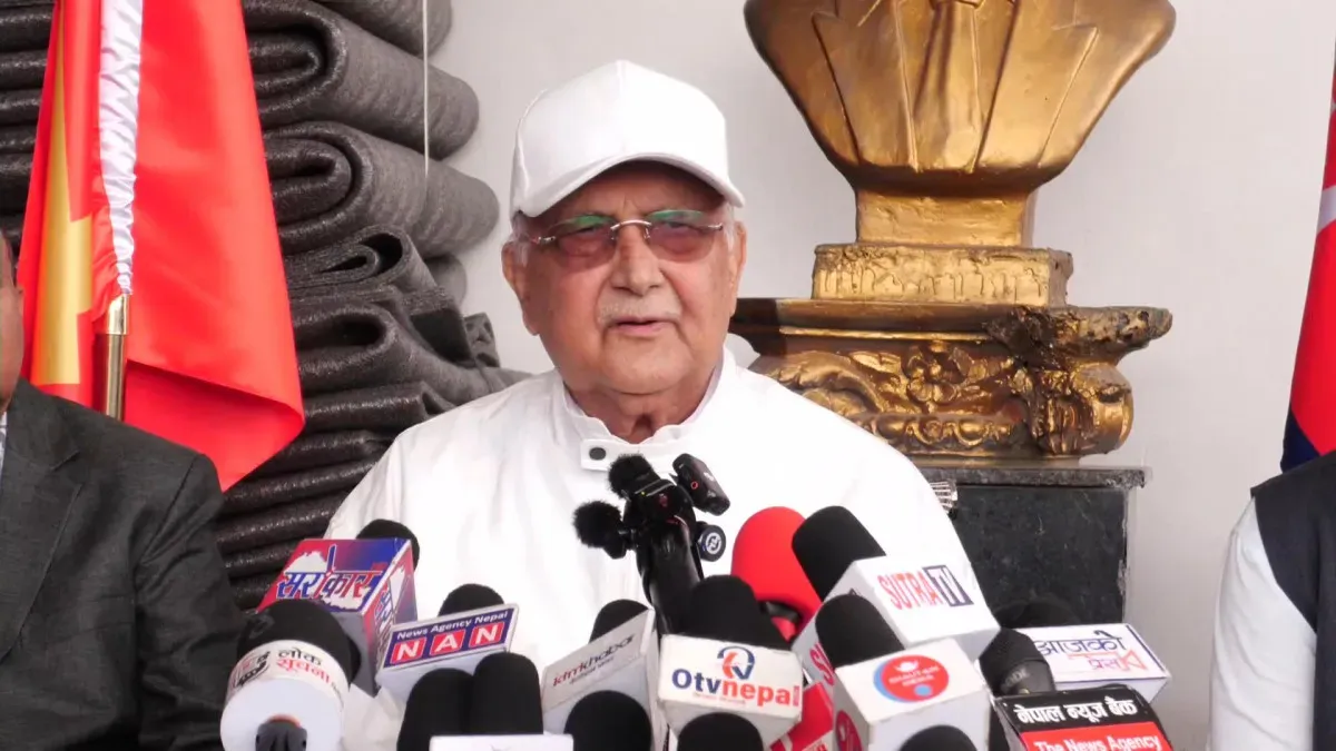 भदौ २४ को घटना योजनाबद्ध षड्यन्त्र थियो: केपी ओली