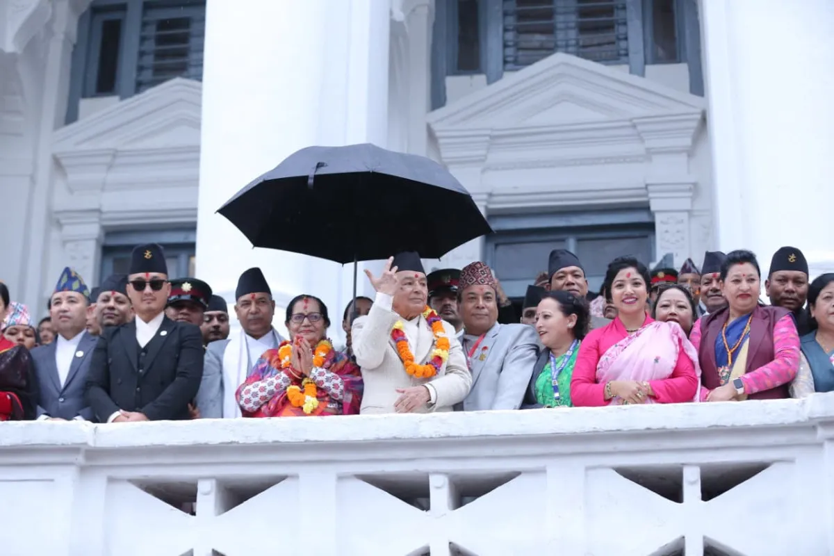 राष्ट्रपति पौडेलद्वारा इन्द्रजात्राको अवलोकन
