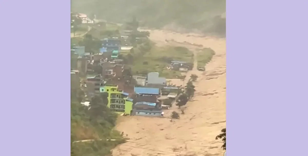 कालीगण्डकीको बाढीले पर्वतको जलजलामा २० भन्दा बढी घर बगायो